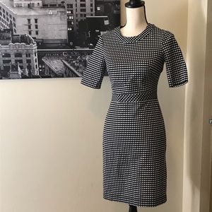 Banana Republic Patterned A-Line Sheath Dress